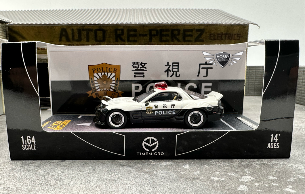 Mazda RX-7 Police Car Doll Accessories Ver TimeMicro