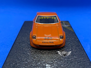 Nissan Fairlady S30 LBWK KJ Miniatures Metallic Orange
