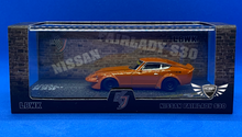 Load image into Gallery viewer, Nissan Fairlady S30 LBWK KJ Miniatures Metallic Orange