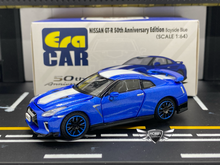 Load image into Gallery viewer, Nissan GT-R 50th Anniversary Edition Bayside Blue ERA Car