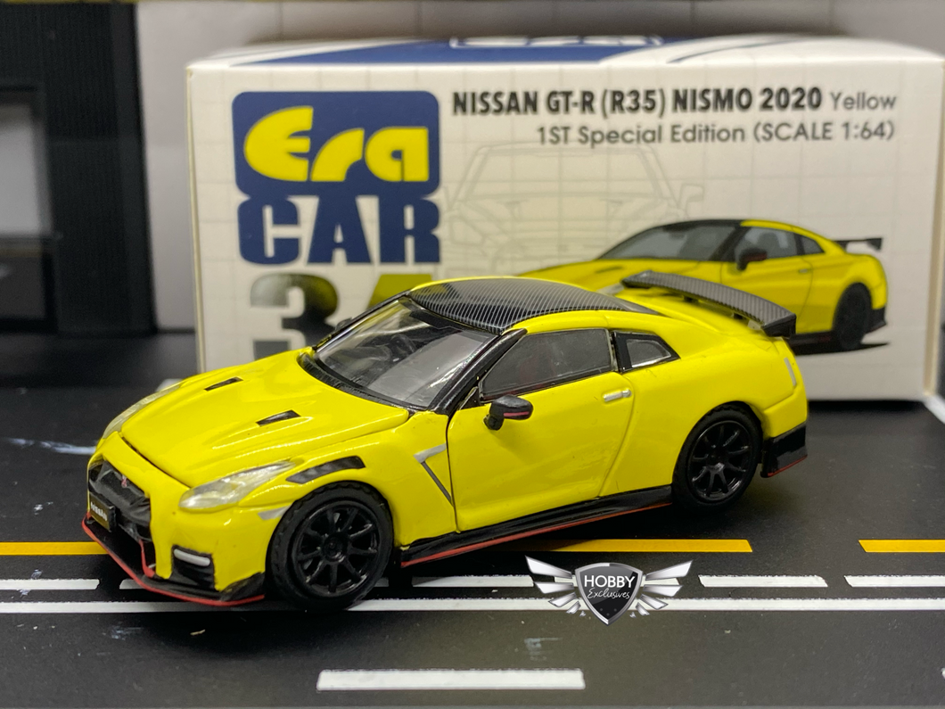 Nissan GT-R (R35) Nismo 2020 Yellow 1st Edition ERA Car #34