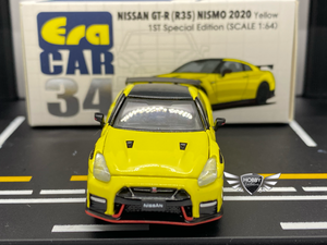 Nissan GT-R (R35) Nismo 2020 Yellow 1st Edition ERA Car #34