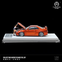 Load image into Gallery viewer, Nissan GT-R (R34) TimeMicro w/Doll Z-Tuned