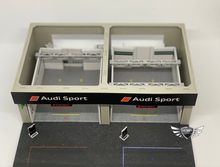 Load image into Gallery viewer, Pit Garage Diorama Audi Sport 1/64 Tarmac Works