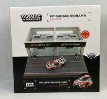 Load image into Gallery viewer, Pit Garage Diorama Audi Sport 1/64 Tarmac Works