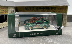 Porsche 964 Dunhuang Feitian Green Doll Edition MODERNART