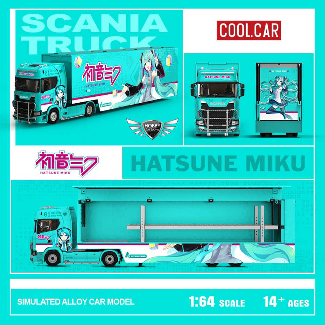 Scania Container Truck Hatsune Limited Alloy Car